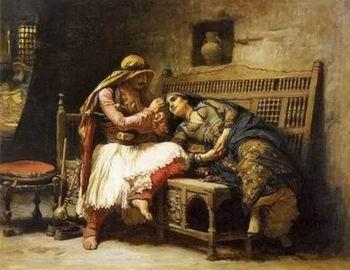 unknow artist Arab or Arabic people and life. Orientalism oil paintings  341 oil painting picture